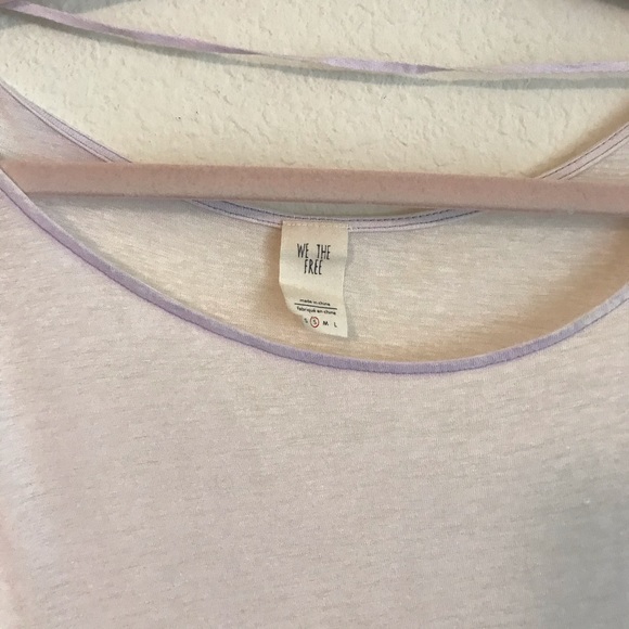 Free People Lavender Pluto One Shoulder Top - Picture 5 of 6